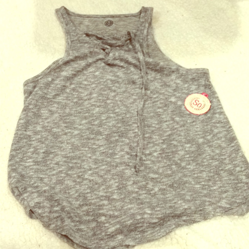 Fleece tank top
